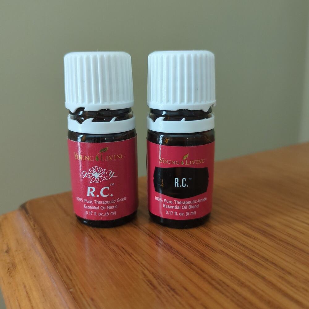 Young Living 2 RC Essential Oil 5mL partial  bottles